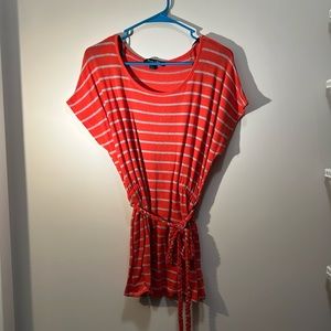 Forever 21 Sweater Tunic Coral